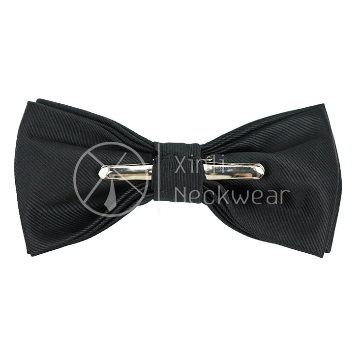 Black Clip Bow Tie