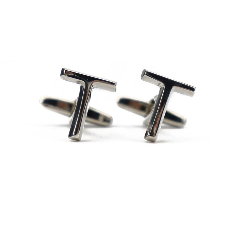 Silver Letter Cufflinks