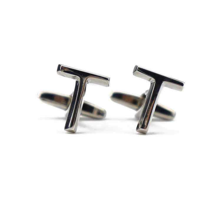 Silver Letter Cufflinks